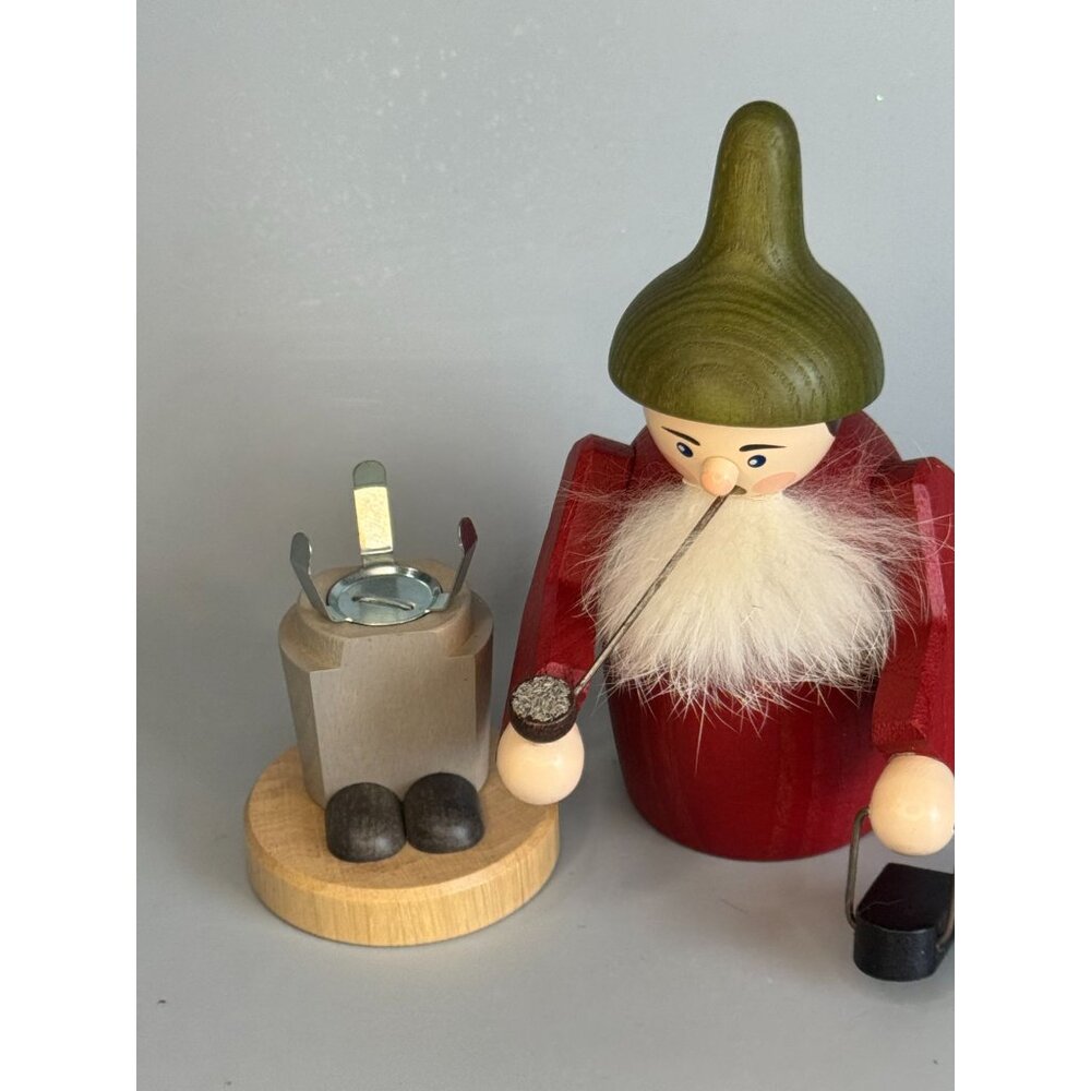 German Erzgebirge Ore Mountains Räuchermann Asian Smoker Lantern Pipe 6 3/4" - Picture 7 of 10